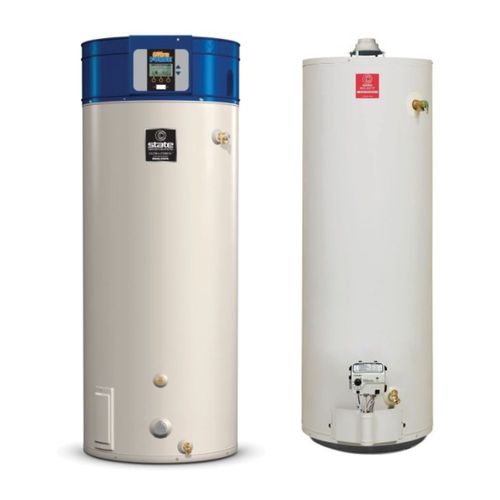 Picture of new storage tank water heaters